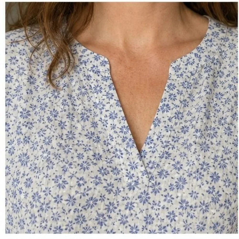 Sage V Neck Top